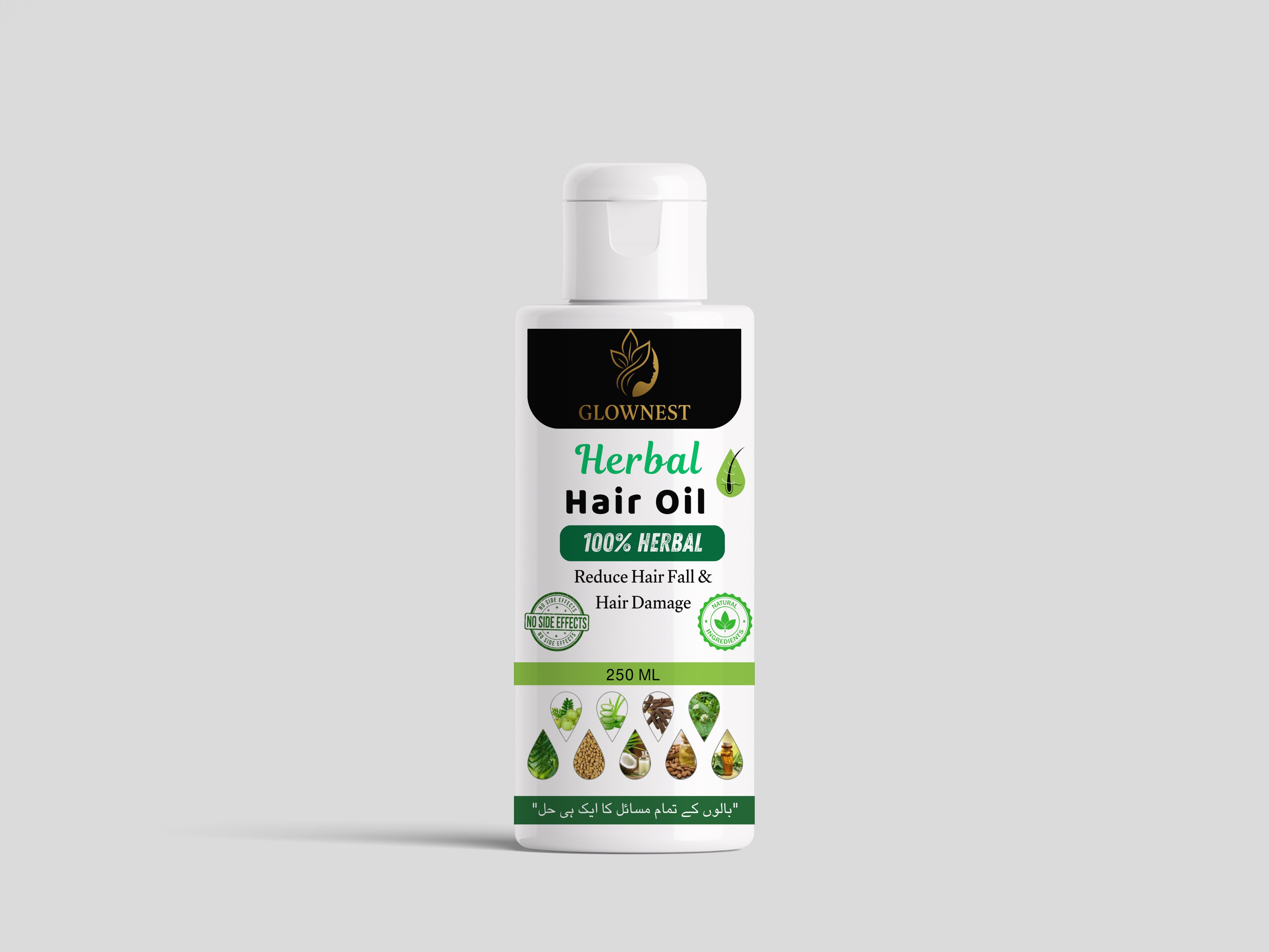 GlowNest Herbal Hair Oil (Only One Solution of all Hair Problems)